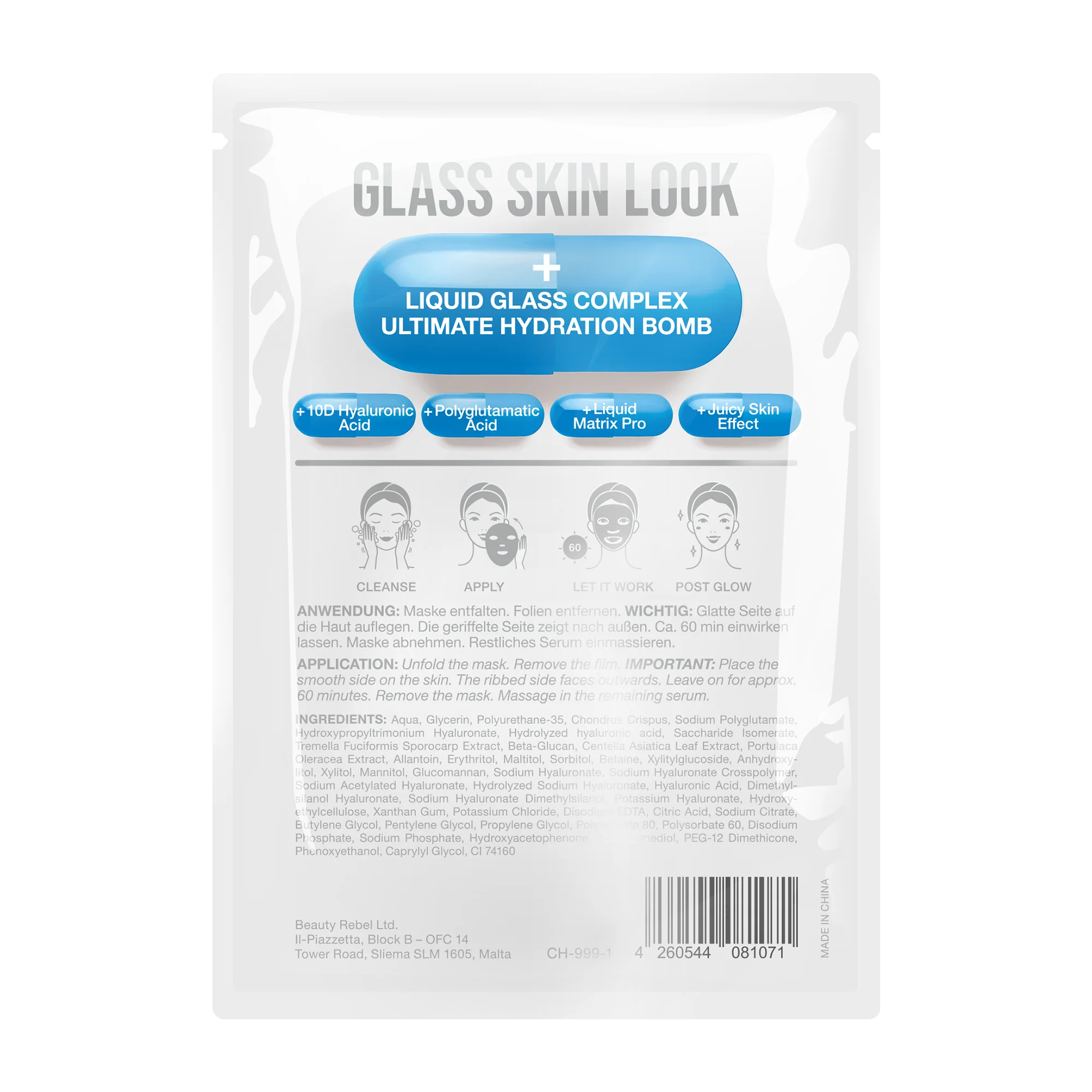 GlassskinMask Blue Hydration Overdose - Image 2